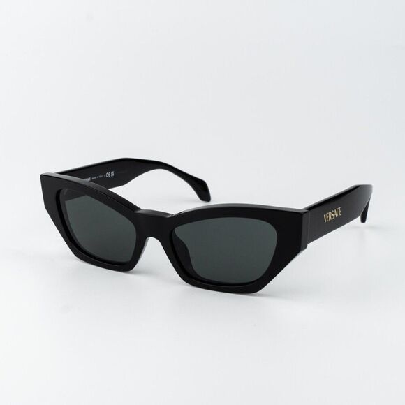 Versace Women Sunglasses Black Grey Cat Eye VE4488U GB1/87 NEW AUTHENTIC main image 11